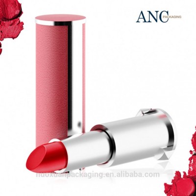 ANC Star Product Printing To Sliver And Matt Grain High Quality Pink Lipstick Container Tube Simple Design Best Selling Fashion